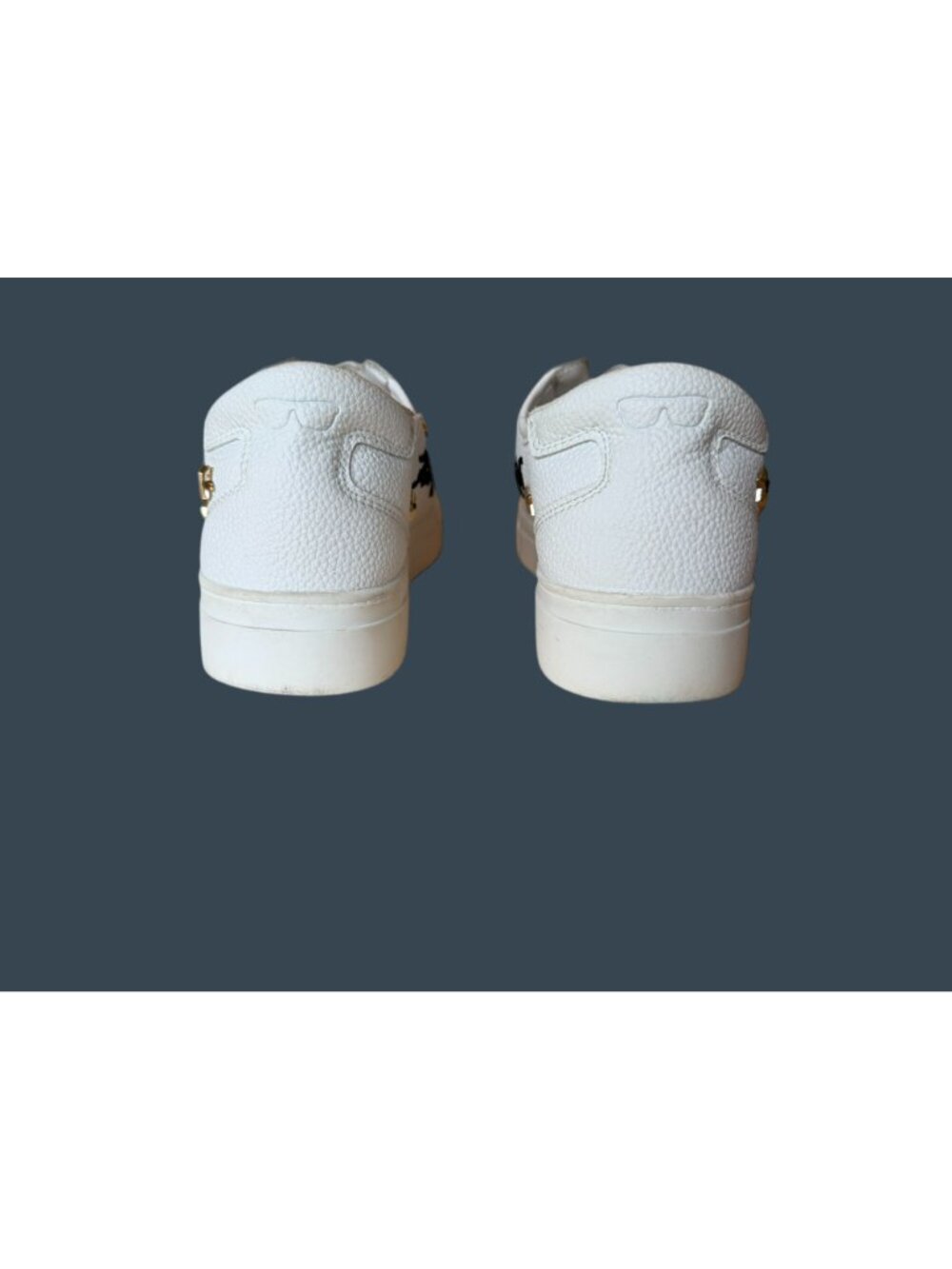 Karl Lagerfeld Paris Caitie White Slip-On Platform Sneakers Women's Size 8M - Picture 3 of 10